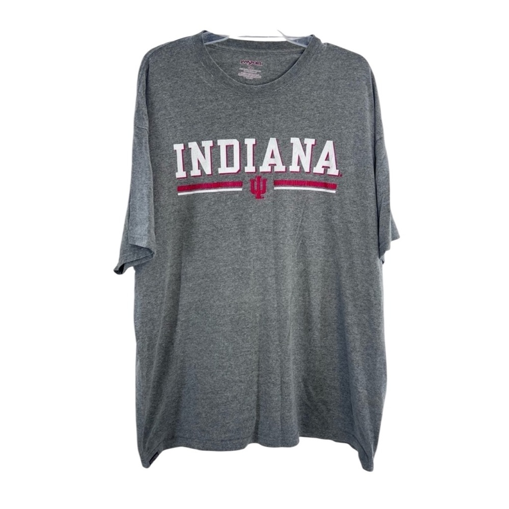 JanSport Indiana Gray Athletic Short Sleeve T- Shirt 2 XL